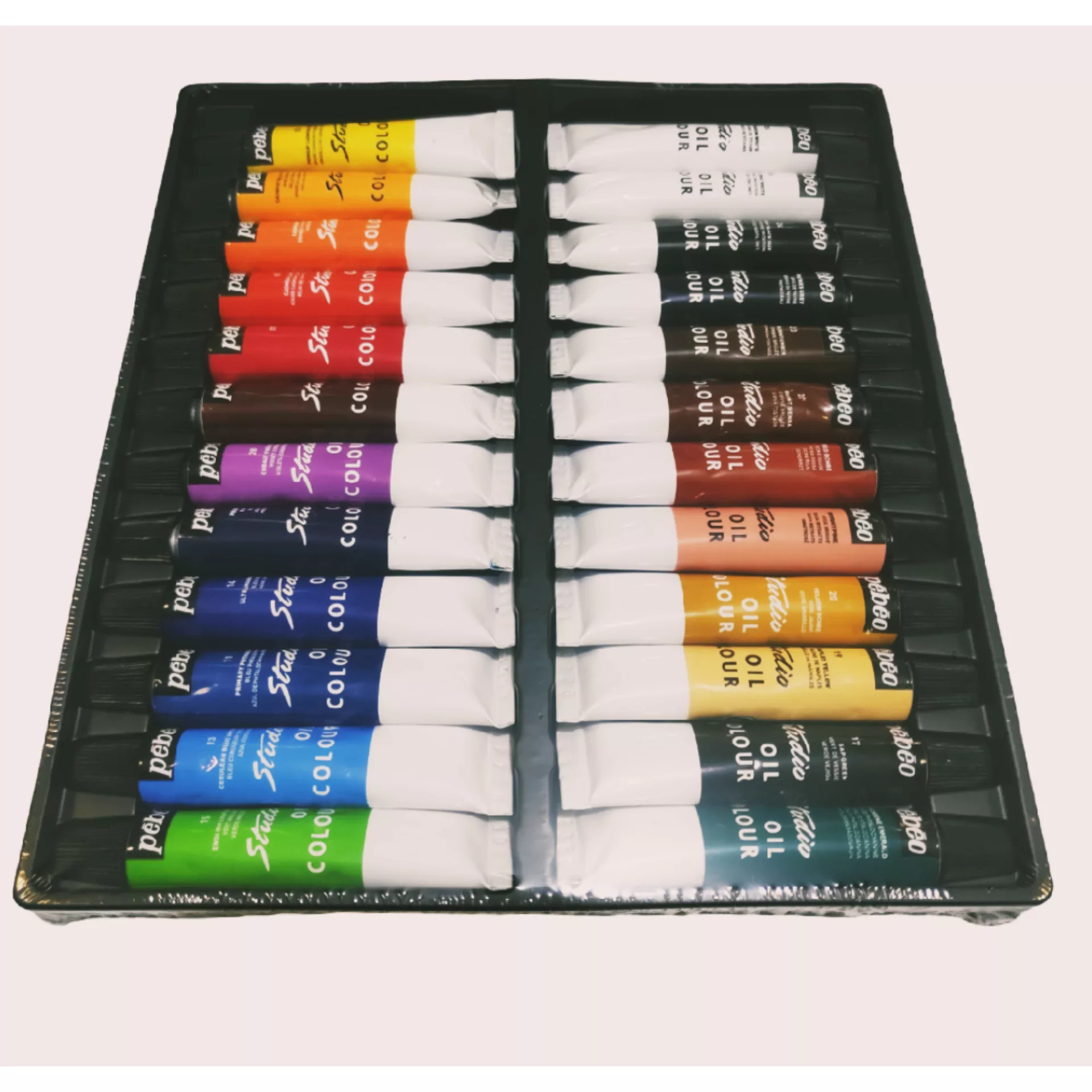 رنگ روغن پ ب او مدل استودیو حجم 12 میلی لیتر بسته 24 عددی