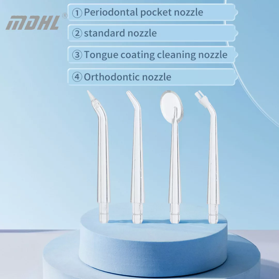 دستگاه شست و شوی دهان و دندان شارژی ام دی اچ ال مدل MD-9819 به همراه 4 سری