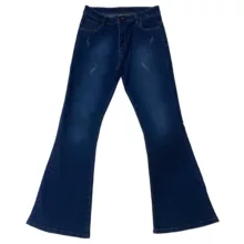 شلوار جین دم پا گشاد زنانه مدل D2