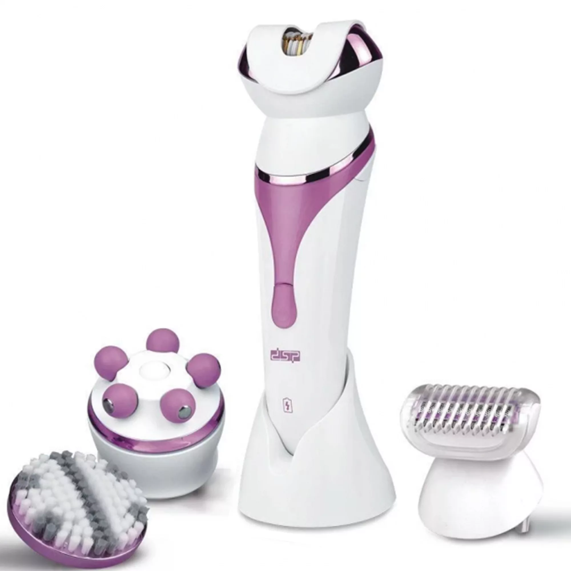 ست اپیلاتور، شیور، ماساژور و فپاک کننده صورت دی اس پی مدل 80012