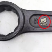 آچار رینگی چکشی مدل گوریلا کد YP-CHAKOSHI-055MM سایز 55 میلیمتر
