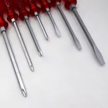 پیچ گوشتی ضربه خور دوسو و چهارسو اس تی ای مدل YP-07S مجموعه 7 عددی