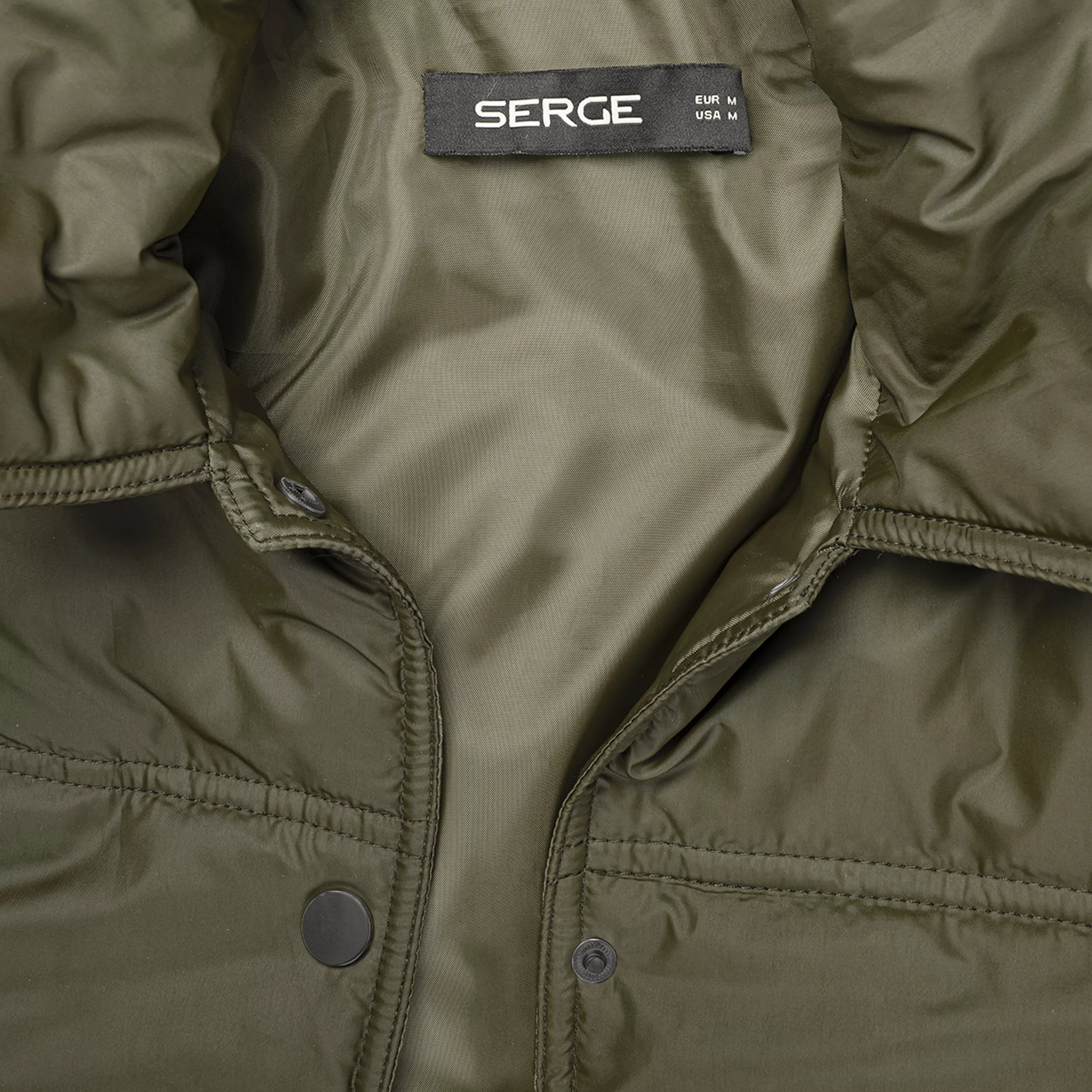 کاپشن زنانه سرژه مدل 219127 یشمی