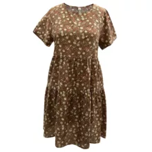 پیراهن آستین کوتاه راحتی زنانه مدل 38