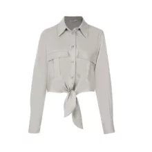 شومیز آستین بلند زنانه سرژه مدل 207361 رنگ کرم