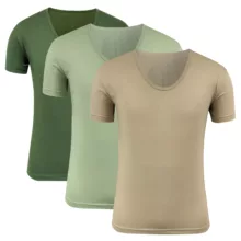 زیرپوش آستین دار مردانه آریان نخ باف مدل 1212 بسته 3 عددی