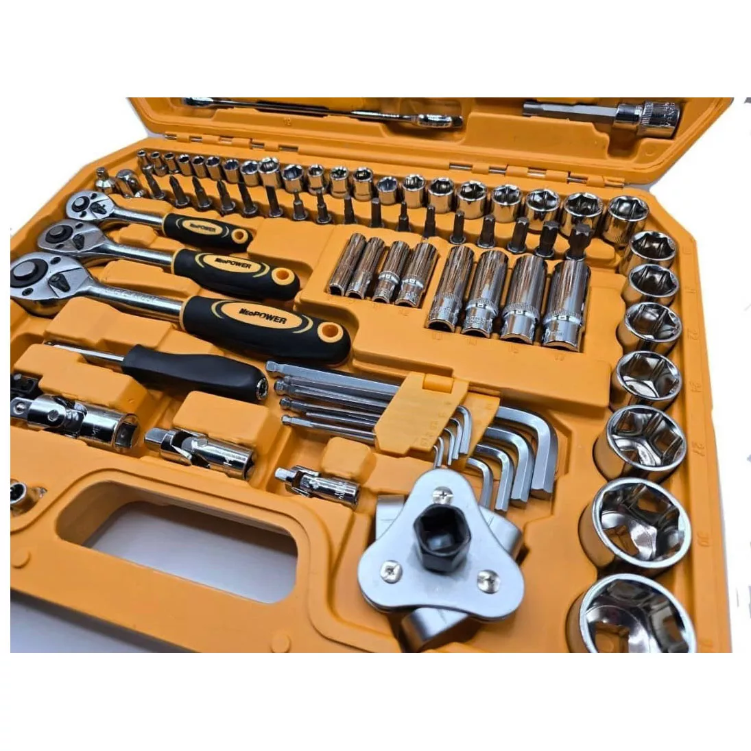 آچار و سری بکس نیوپاور مدل NEO121 مجموعه 121 عددی