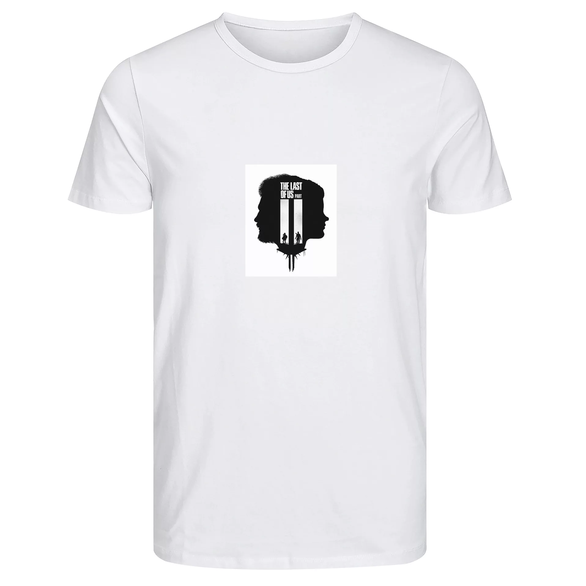 تی‌شرت آستین کوتاه زنانه طرح The Last Of Us رنگ سفید
