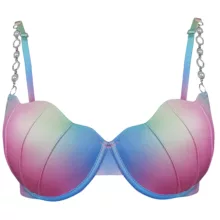 سوتین فنردار زنانه ماییلدا مدل صدفی کاپ اسفنجی کد 5306 صدفی چند رنگ