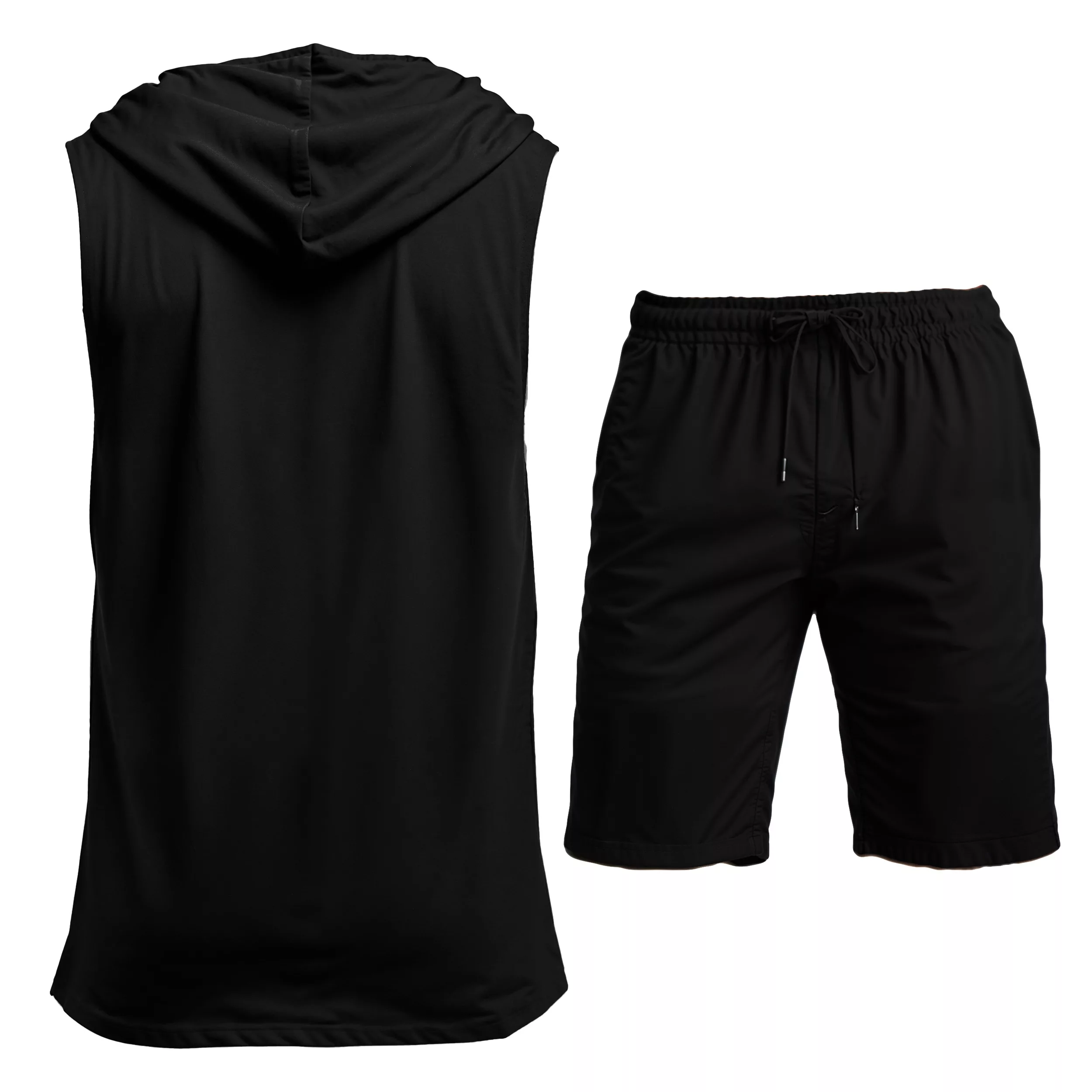 ست تاپ و شلوارک مردانه مدل 14020921a رنگ مشکی