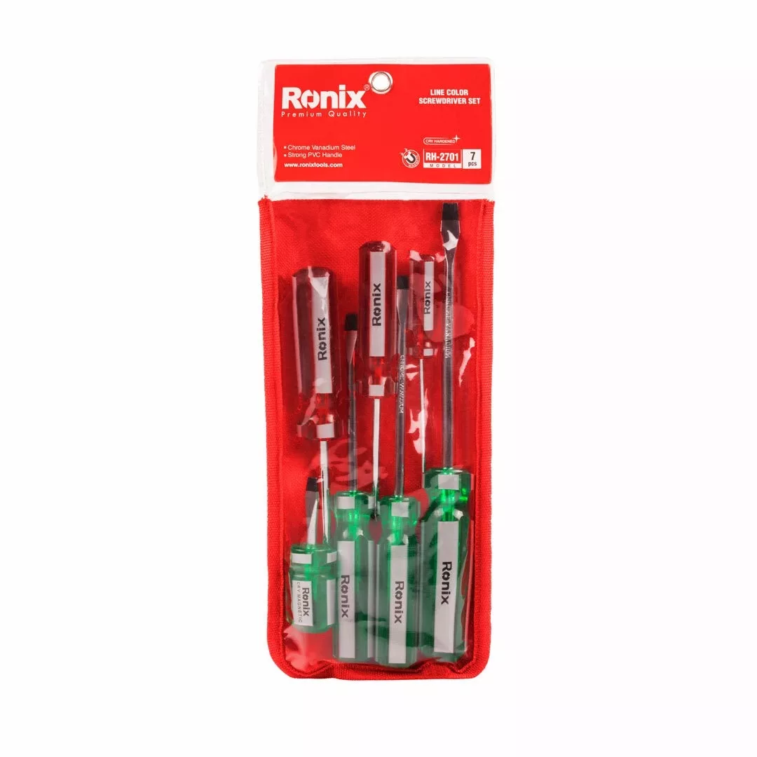 پیچ گوشتی رونیکس مدل 2701 بسته 10 عددی