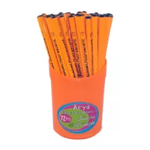 مداد آریا مدل فلورسنت بسته 72 عددی