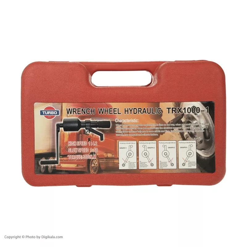 آچار خودرو و چرخ توربو مدل گیر بکسی کد AJ-2150