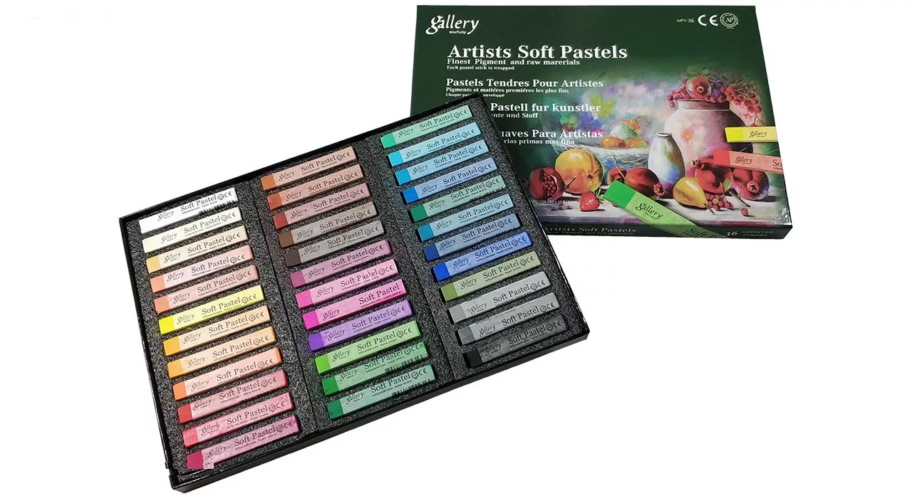 پاستل گچی 36 رنگ وایلدتولیپ سری Gallery کد MPV-36