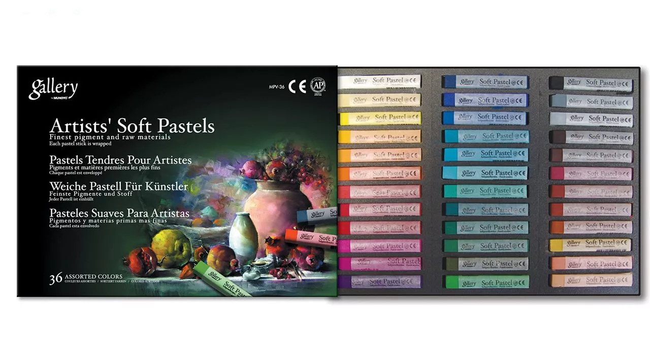 پاستل گچی 36 رنگ وایلدتولیپ سری Gallery کد MPV-36