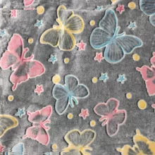 پتو مسافرتی مدل شب نما شاپرک سایز 185x145 سانتی متر