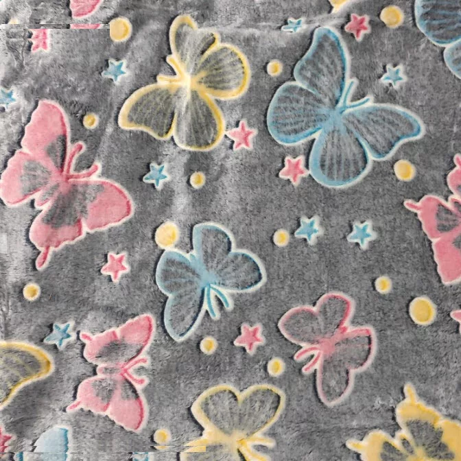 پتو مسافرتی مدل شب نما شاپرک سایز 185x145 سانتی متر