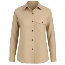 شومیز آستین بلند یقه برگردان زنانه مدل آماندیس 018