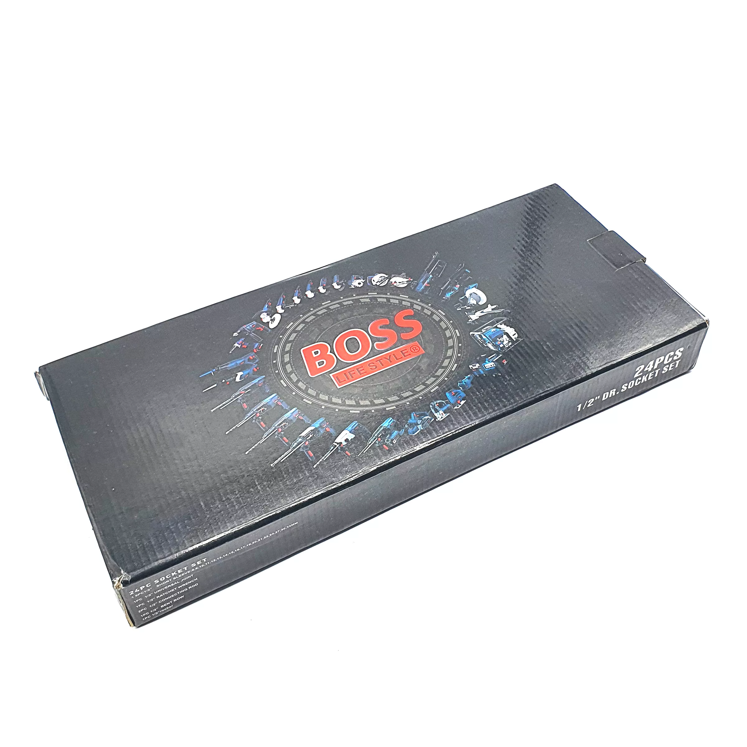 آچار بکس باس کد GHR28 مجموعه 24 عددی