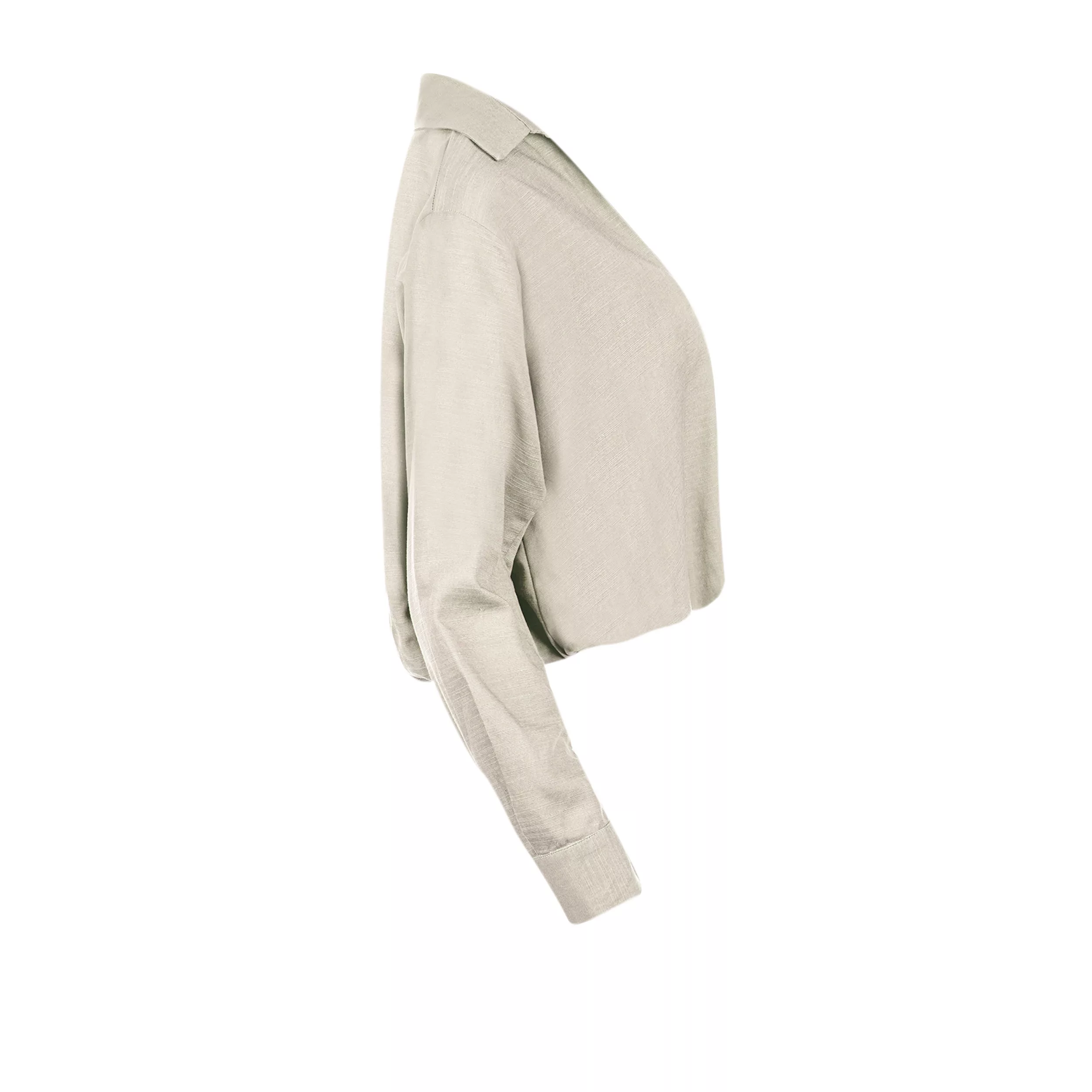 بلوز آستین بلند زنانه سرژه مدل 204646 رنگ کرم