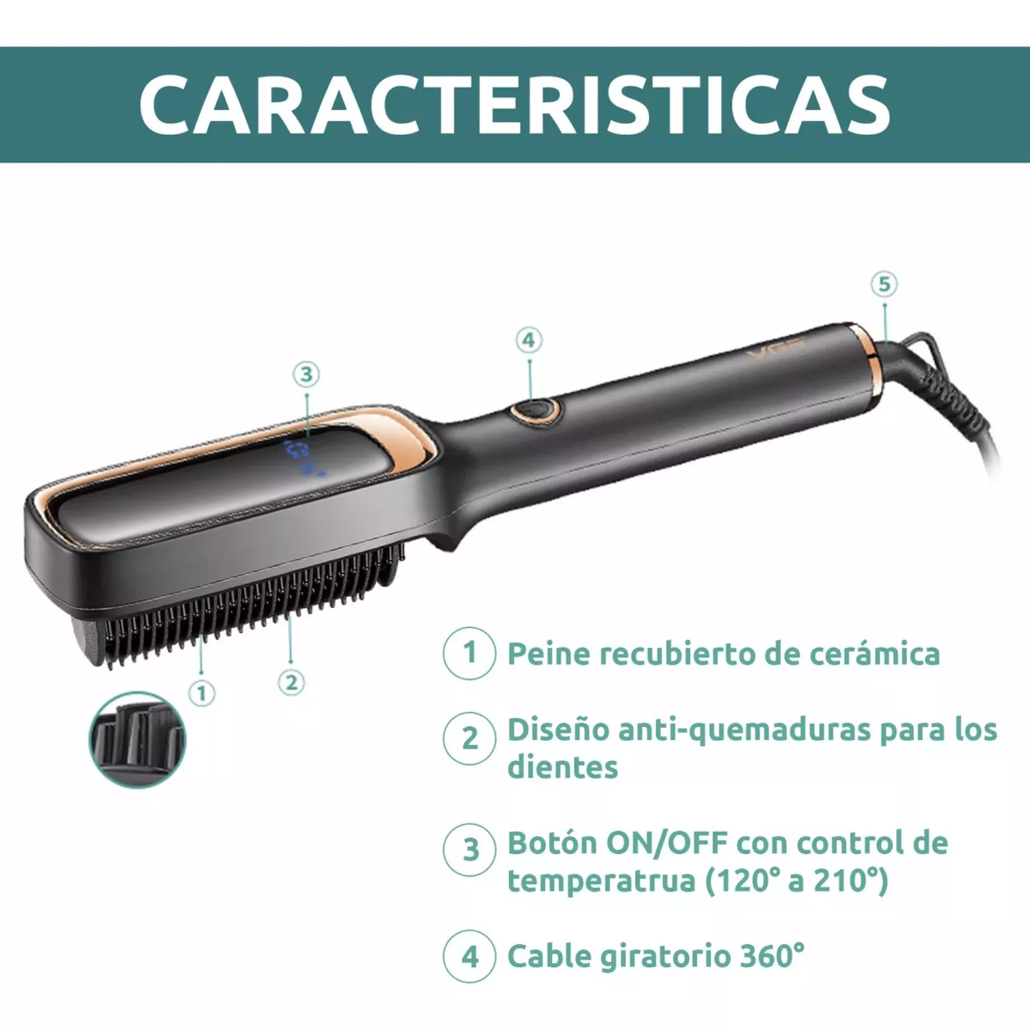 برس حرارتی وی جی ار مدل V-561