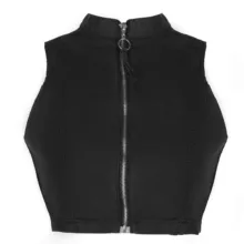 تاپ زنانه پوتنزا مدل 92521006 رنگ مشکی