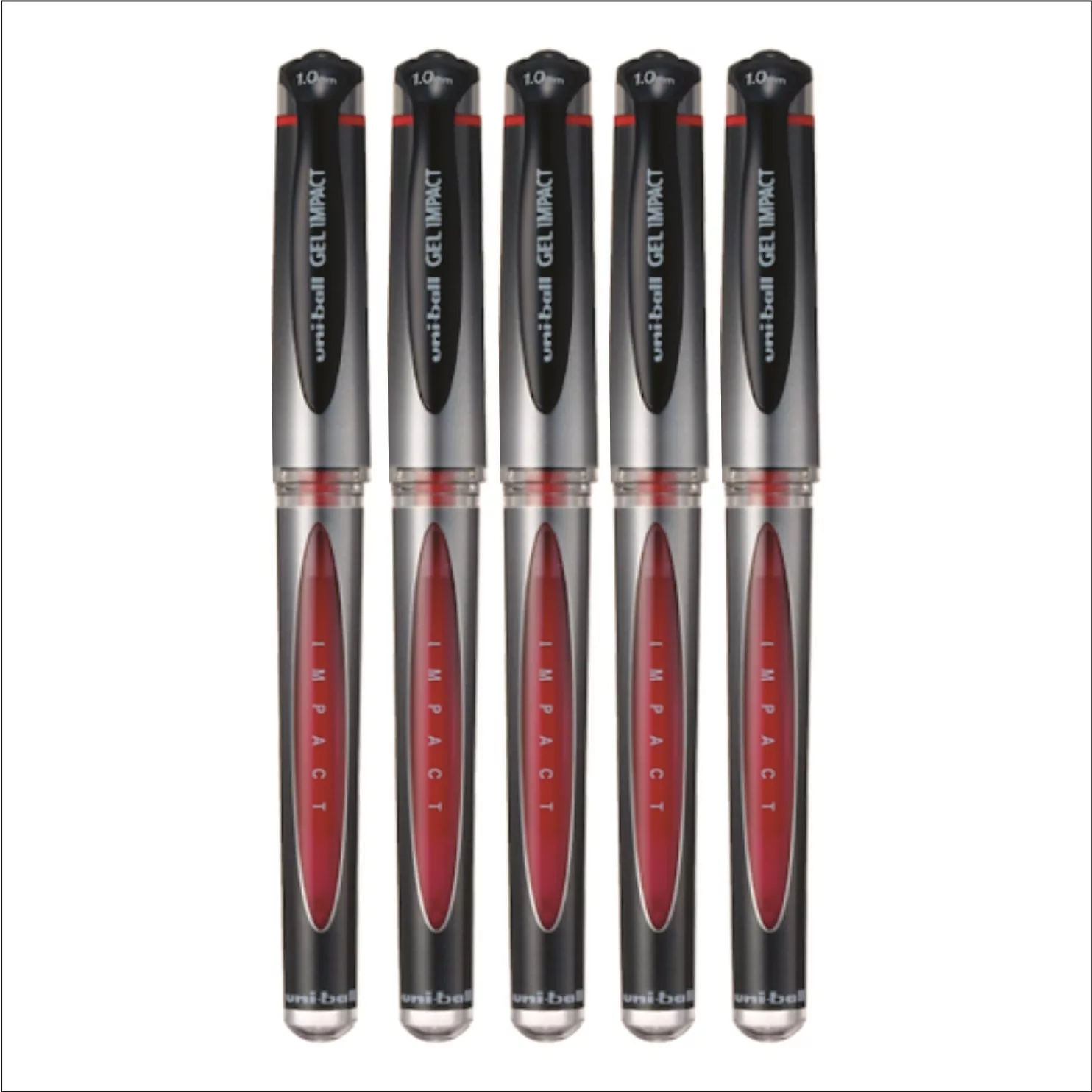 روان نویس یونی بال مدل IMPACT کد 153-S بسته 5 عددی
