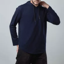 تی شرت کلاه دار  آستین بلند مردانه باینت مدل 511-2