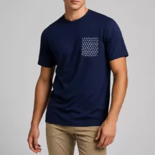 تی شرت آستین کوتاه مردانه رانژ مدل جیب دار کد 22RA02D05M-2451-01