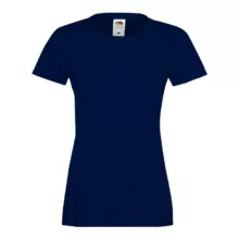 تیشرت آستین کوتاه زنانه فروت آو د لوم مدل HG-987 رنگ سرمه ای