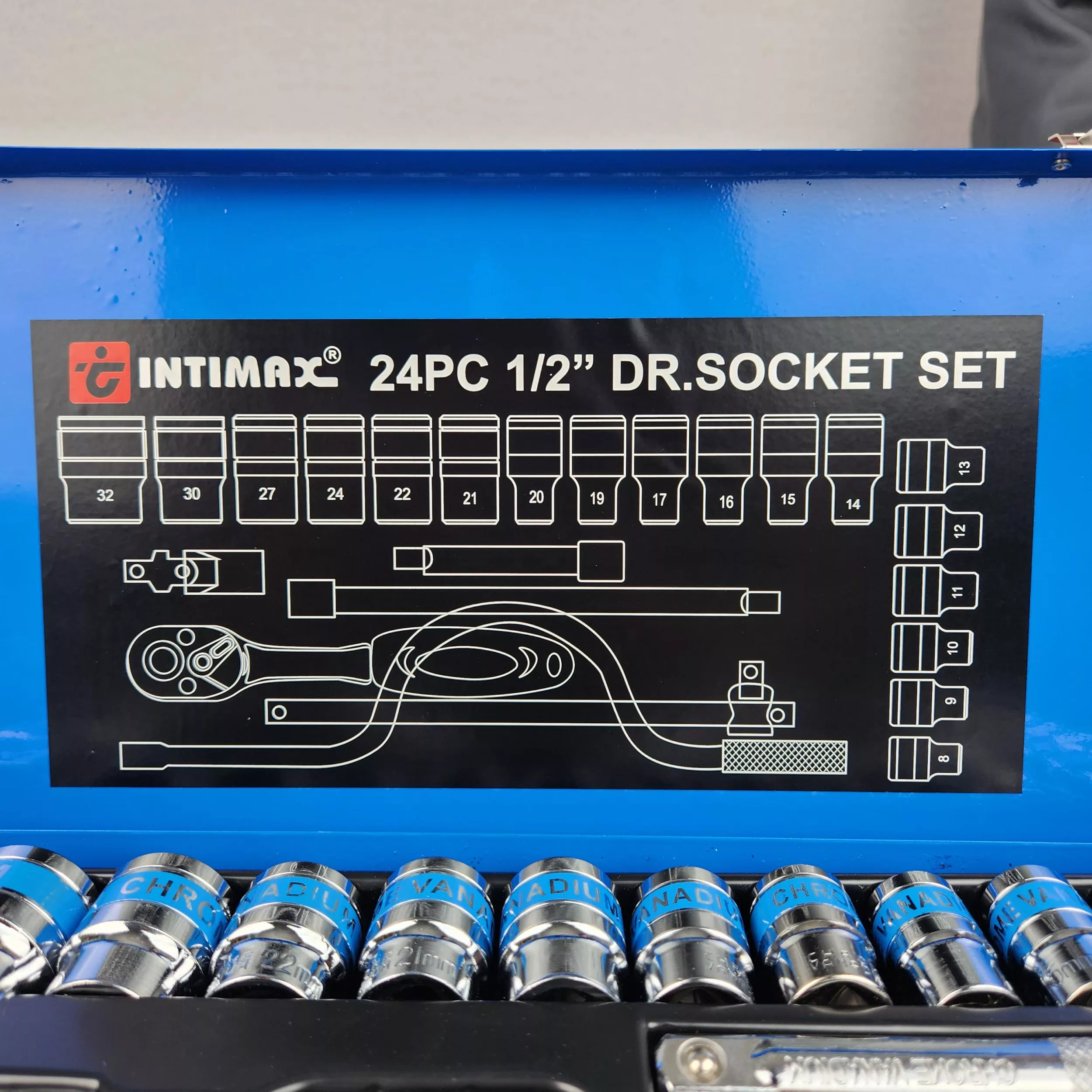 مجموعه 24 عددی آچار بکس صنعتی اینتیمکث کد 1101