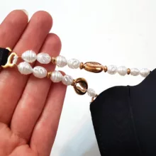 سوتین فنردار زنانه ماییلدا مدل مرواریدی کد 5307 رنگ مشکی