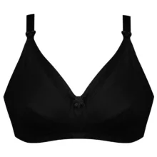 سوتین شیردهی پانیذ مدل بدون فنر کد 66339 رنگ مشکی