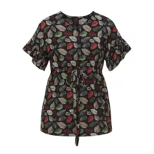 بلوز آستین کوتاه یقه گرد زنانه مدل AM083