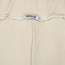 شلوار زنانه سرژه مدل 241122 رنگ کرم