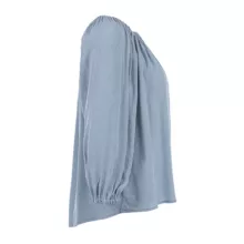 بلوز آستین بلند زنانه سرژه مدل 204640 رنگ آبی