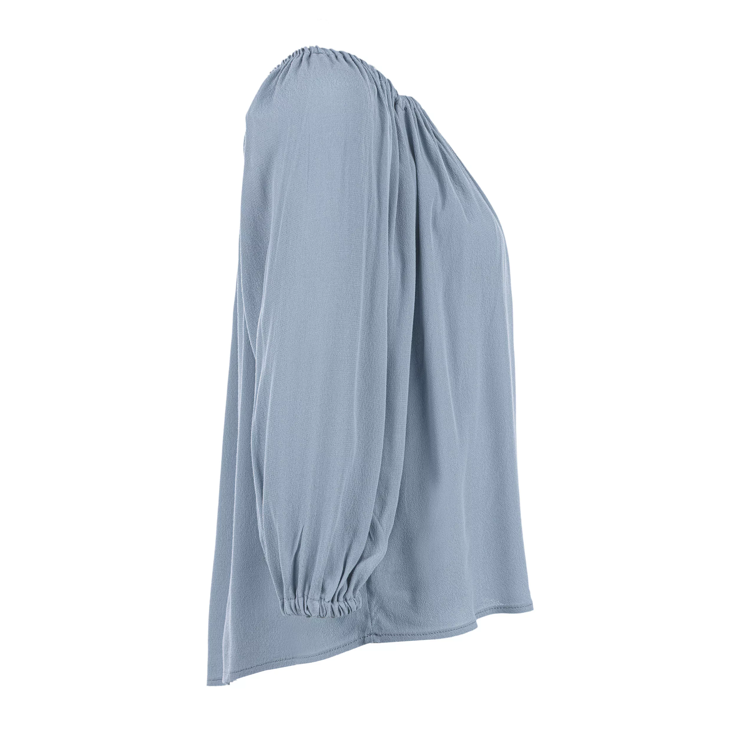 بلوز آستین بلند زنانه سرژه مدل 204640 رنگ آبی