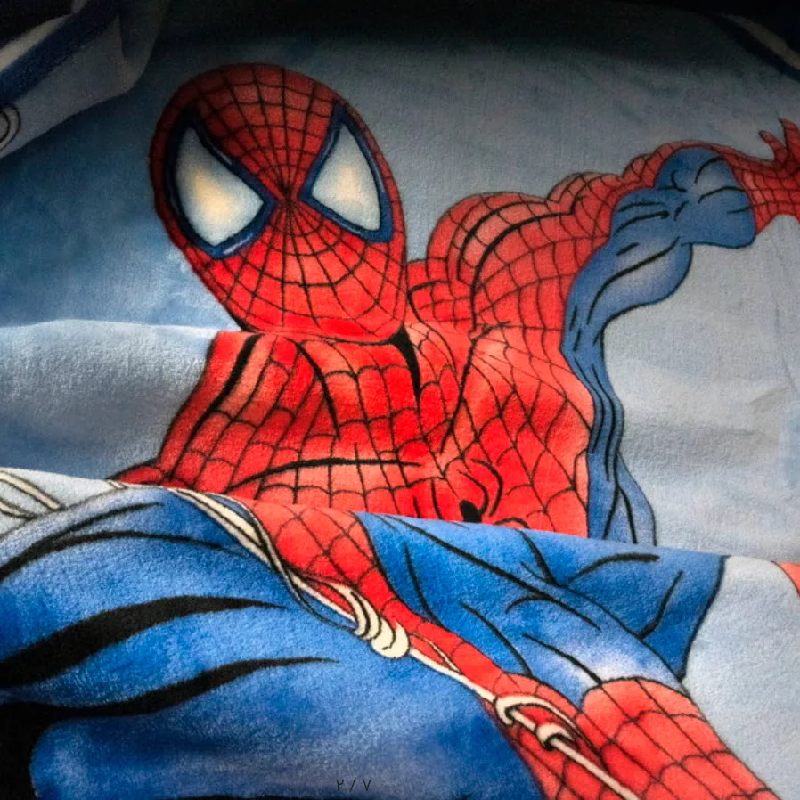 پتو یک نفره گلبافت مدل مرد عنکبوتی سایز 220x160 سانتی‌متر