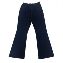 شلوار جین دم پا گشاد زنانه مدل T5E رنگ مشکی