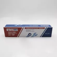 آچار یکسر تخت و یکسر رینگی جغجغه ای لورد مدل YP-8-19MM مجموعه 7 عددی