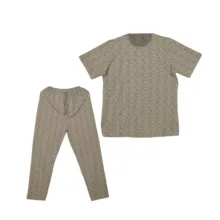 ست تی شرت آستین کوتاه و شلوار زنانه مدل AM103