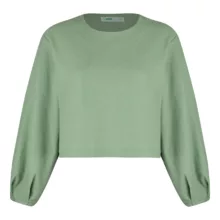 بلوز آستین بلند زنانه آر اِن اِس مدل 11032264 رنگ سبز