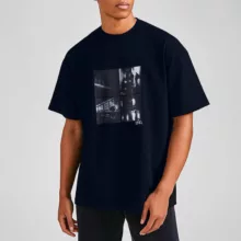 تی شرت اورسایز آستین کوتاه  مردانه نوزده نودیک مدل TS1973 NB