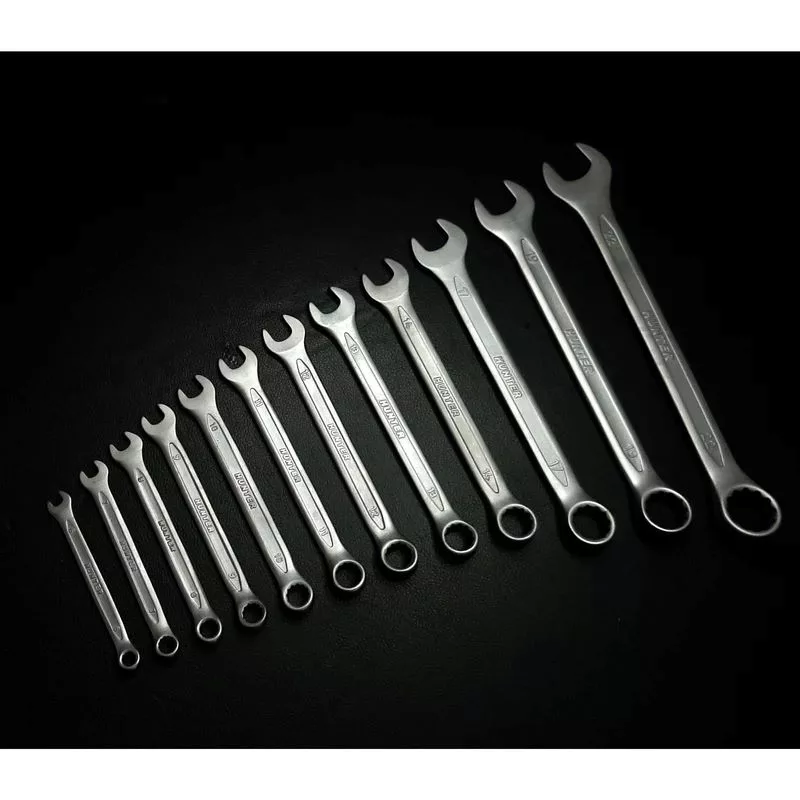 آچار یک سر تخت یک سر رینگی هانتر مدل TJ2020V مجموعه 12 عددی