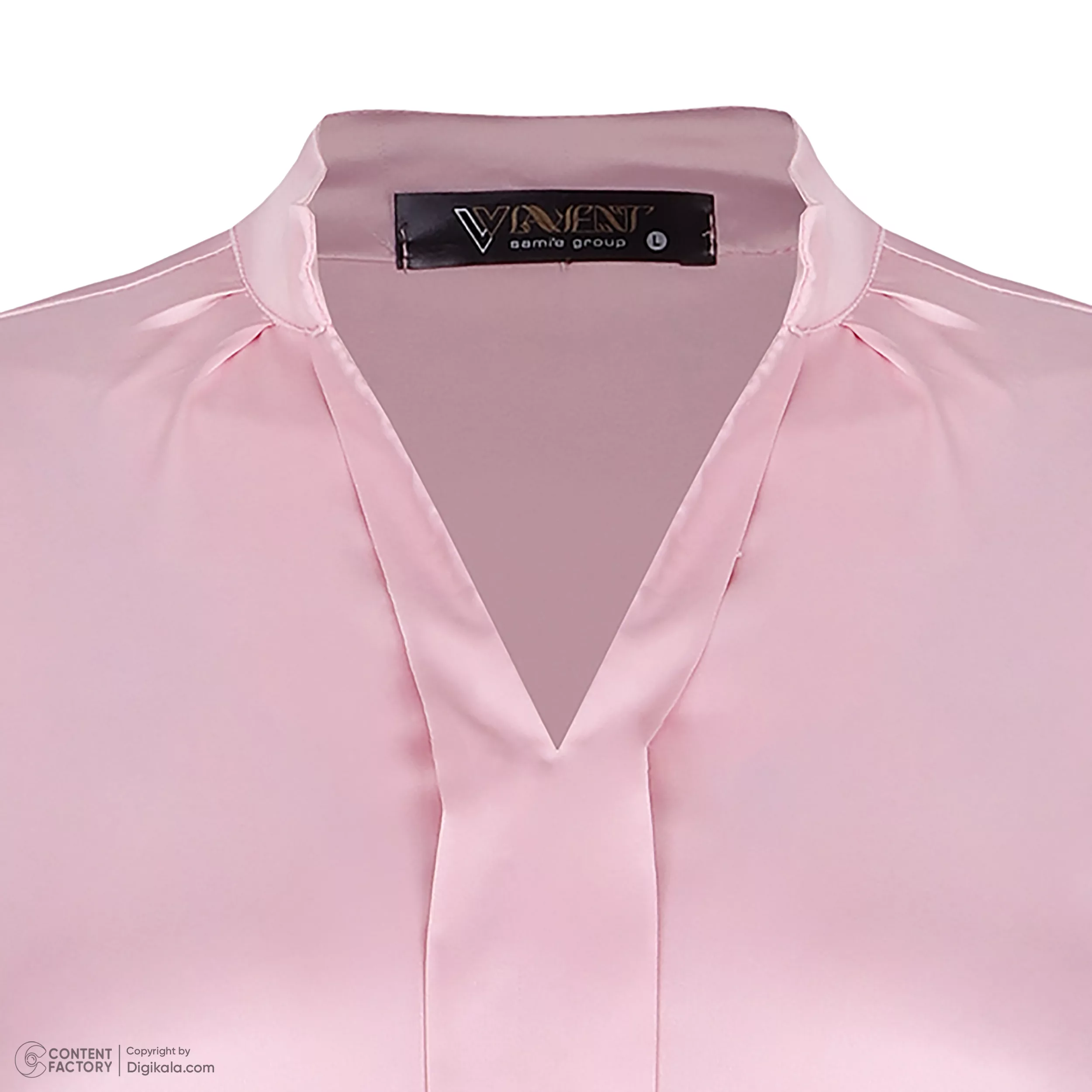 بلوز آستین بلند یقه هفت زنانه لوینت مدل روبی رنگ صورتی