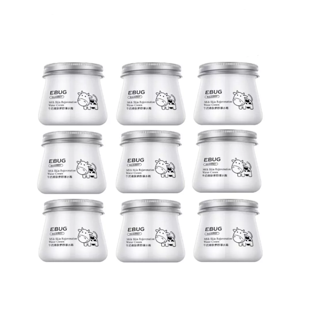 کرم مرطوب کننده و آبرسان ایباگ مدل شیر گاو حجم 80 میلی لیتر بسته 9 عددی