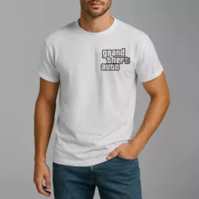 تی شرت آستین کوتاه مردانه مدل لوگو جی تی ای b004