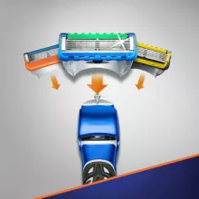 ماشین اصلاح موی صورت ژیلت مدل Proglide Styler به همراه خود تراش