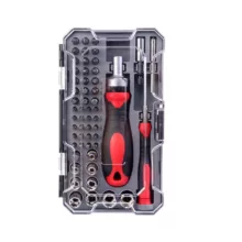 مجموعه 55 عددی پیچ گوشتی جغجغه ای ساعتی و سری بکس رونیکس مدل RH-2717