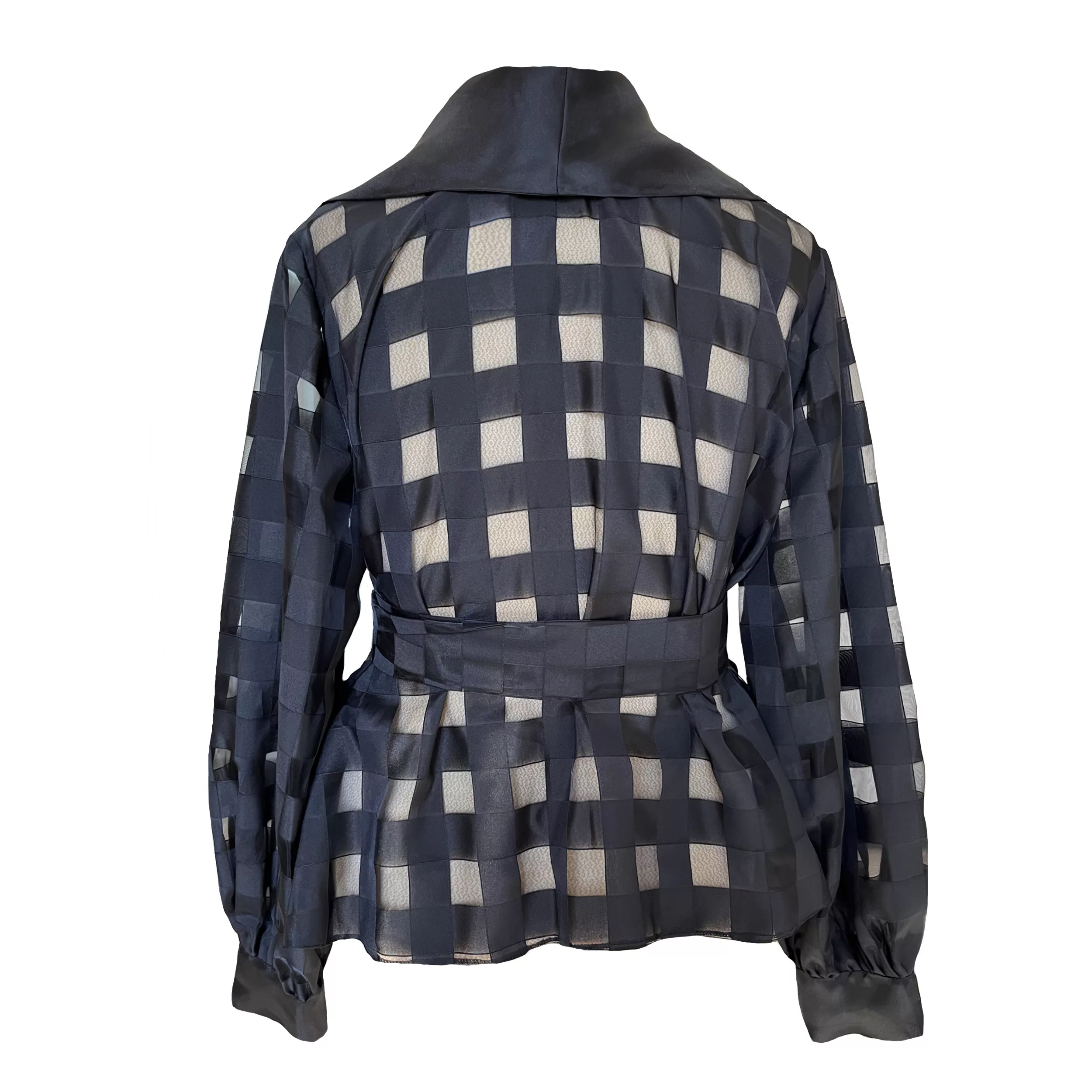 شومیز زنانه مدل شیشه ای ارگانزا